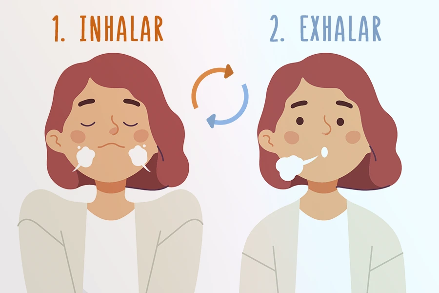 Inhalador versus exhalador: comprender la diferencia en el manejo de la dificultad para respirar relacionada con la ansiedad.